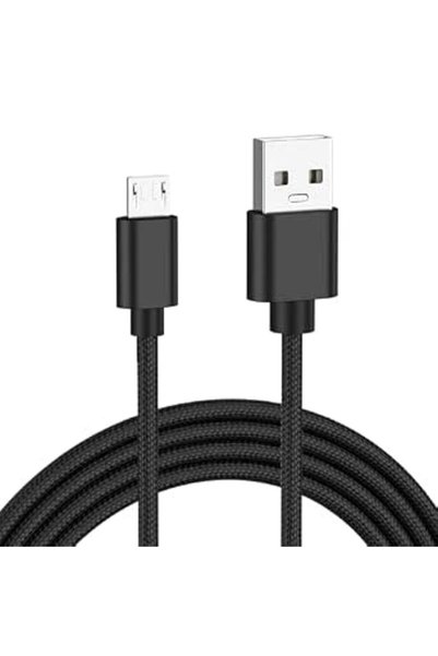 GENERAL كابل تحكم لجهاز PS4، كابل USB صغير لشحن أجهزة أندرويد، كابل شحن سريع ...