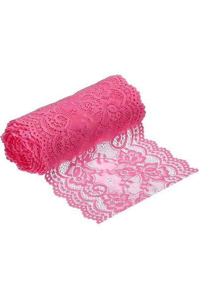 KASTWAVE 15 cm Wide Floral Lace Ribbon, 5 Yards Bridal Lace Trim for Sewing, ...