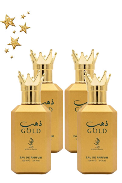 Wasm Al Rayan 4 قطع عطر ذهبي 100 مل