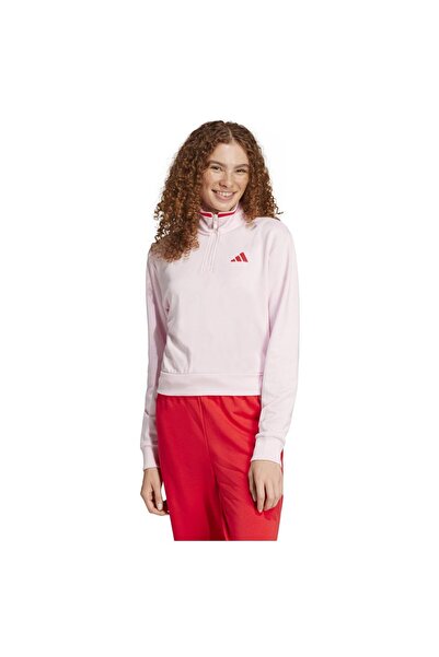 adidas Γυναικεία Αθλητικά Είδη: Φούτερ French Terry με φερμουάρ 1/4, XS
