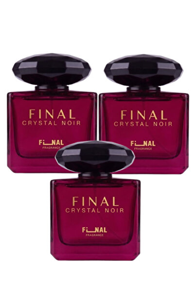 FİNAL 3 قطع من عطر كريستال نوير 90 مل