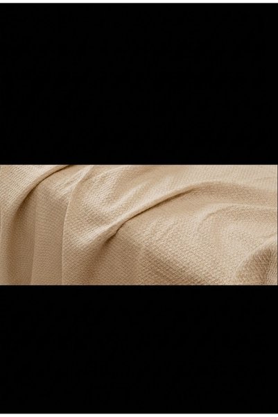 Cottexo 100% Cotton Beige Sofa Cover - 170X210 - Multi-Purpose Sofa Cover - Sofa Shawl