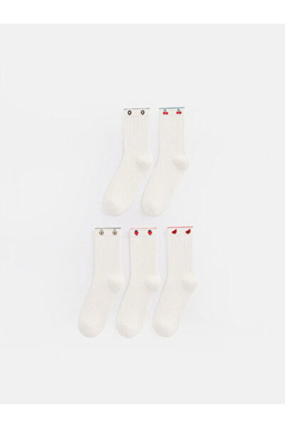 LC Waikiki Esvab • Modern & Seçkin Printed Women's Socks 5-Pack