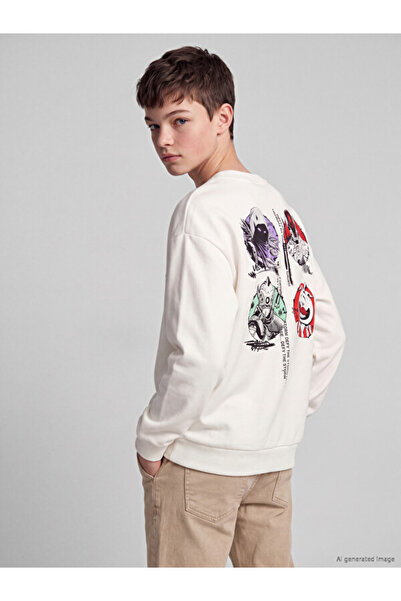 LC Waikiki Esvab • Modern & Distinctive Fortnite Printed Boys' Sweatshirt