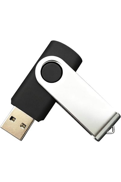 SWIUKPHE 64GB Swivel USB Flash Drive with Keychain, USB 2.0 Portable Thumb Dr...