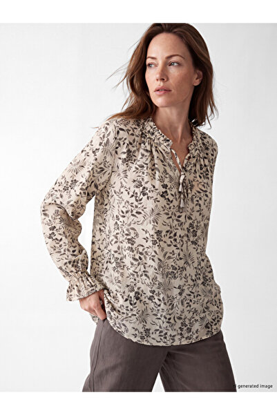 LC Waikiki Esvab • Modern & Distinctive Roba Collar Floral Blouse