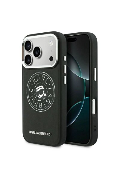 Point Husă MagSafe Karl Lagerfeld & Karl Sketch pentru iPhone 17 Pro - Negru