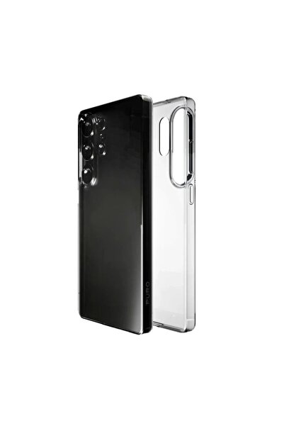 Puro Husă de silicon 03 Nude pentru Samsung Galaxy S25 Ultra - Transparentă