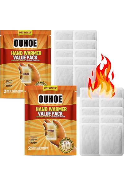 Jsofd Hand Warmer Value Pack (20 Pcs), Disposable Hand Warmers, 10 Hours Heat...