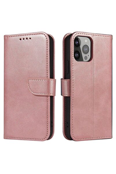Hurtel Husă magnetică cu clapetă pentru Samsung Galaxy S24 FE - Roz