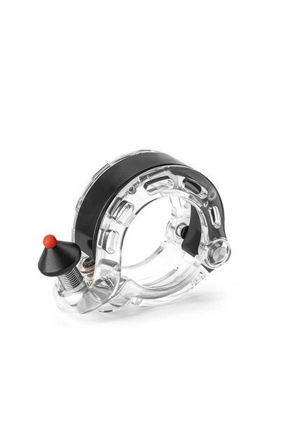 ROCKBROS 34210028002 Sonerie de bicicletă în formă de Q - transparentă