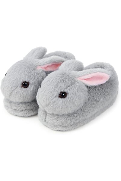 KASTWAVE Bunny Slippers for Women, Soft Plush Rabbit House Shoes with Wrapped...