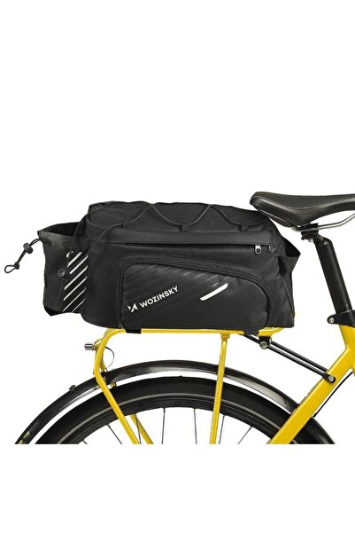 WOZINSKY Geantă de portbagaj pentru bicicletă cu curea de umăr 9L (Husă de pl...