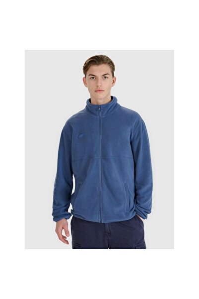 4F Fleece standard cu guler înalt pentru bărbați 4FRMM00TFLEM371-31S
