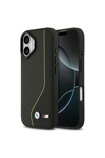 BMW Husă MagSafe M Carbon Line & Logo pentru iPhone 17 - Galben