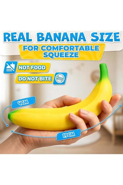 HSM Stress Relief Squeeze Toy - Realistic Design and Soft Texture for Work and Home