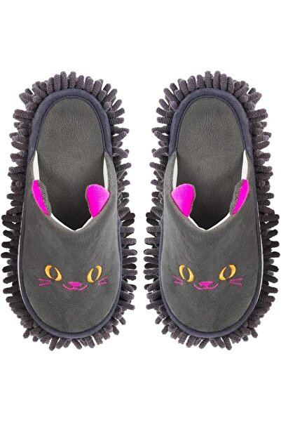 SYOSI Warm Indoor Walking Shoes, Dust Cleaning Floor Polishing Slippers, Hair...