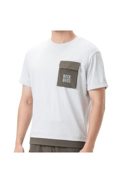 ROCKBROS Tricou MTB bărbați alb L