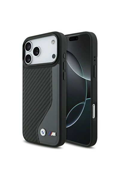 BMW Husă M Carbon Logo MagSafe pentru iPhone 17 Pro Max - grafit