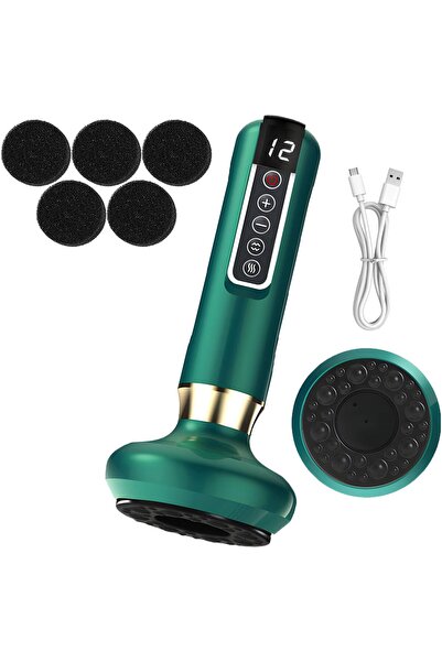 Lysa Gua Sha Aparat de Masaj Anticelulitic Electric cu Vacuum & Infraroșu, 12...