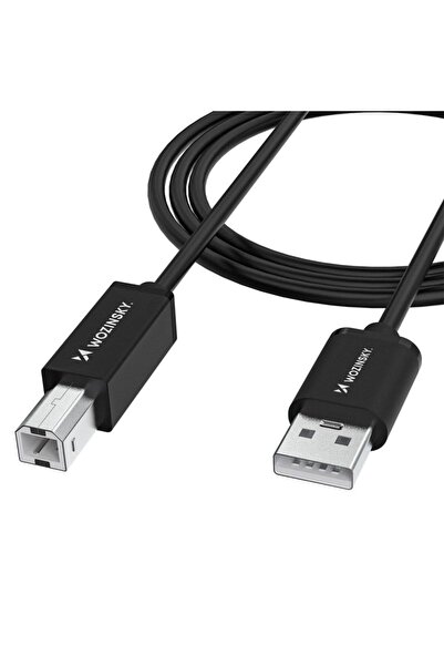 WOZINSKY Cablu WKDDY3S USB-B - USB-A 480Mb/s 2m - Negru