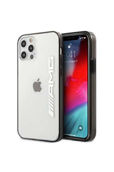 MERCEDES Carcasă AMG cu finisaj metalic pentru iPhone 12 Pro Max - Transparentă