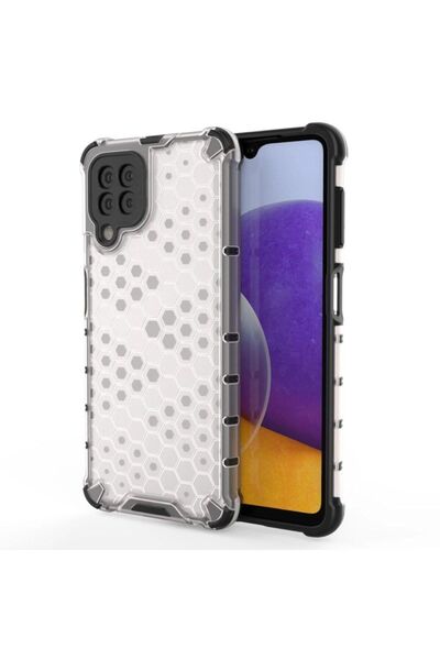 Hurtel Husă tip fagure cu protecție TPU pentru Samsung Galaxy A22 4G, transpa...