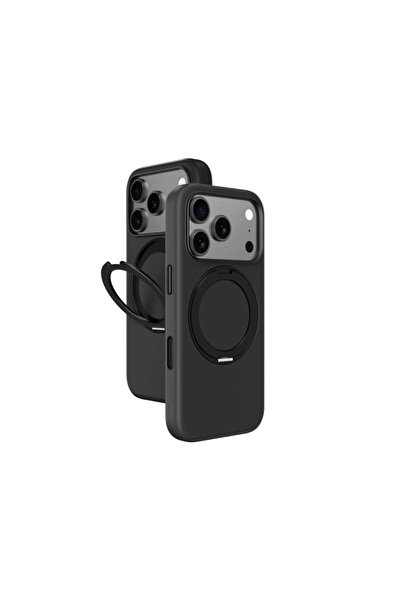 Amazingthing Husă Cloudie pentru iPhone 17 Pro Max cu suport - Negru