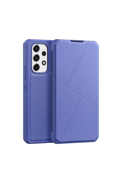 Dux Ducis Husă tip piele X Holster pentru Samsung Galaxy A73 albastru