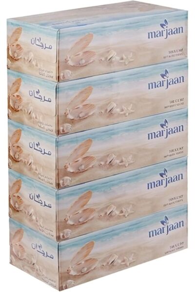 Hotpack Facial Tissue 150 Pulls 2 Ply,Rayan 5 Box