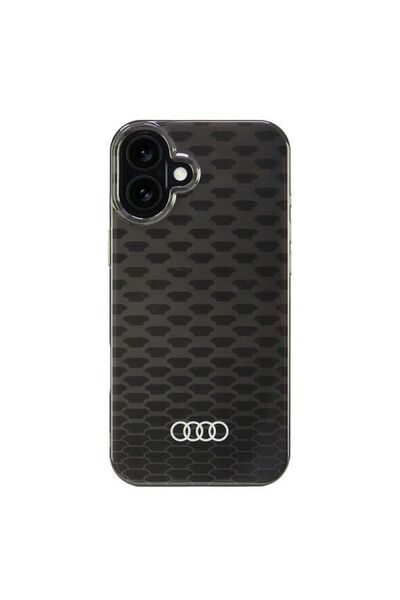Audi Husă rigidă IML cu model cusut MagSafe pentru iPhone 16 Plus 6.7 " negru...