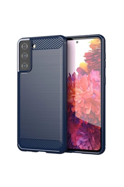 Hurtel Husă flexibilă din TPU cu carcasă din carbon pentru Samsung Galaxy S21...