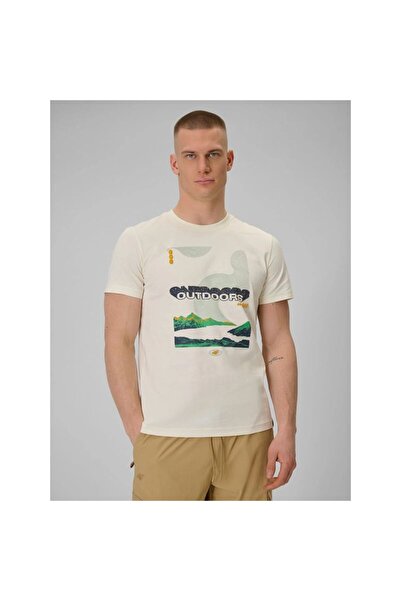 4F Tricou imprimat bărbătesc, croială normală 4FRAW25TTSHM3378-11S