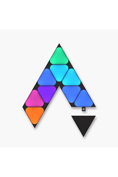 WD Pachet de expansiune Nanoleaf Shapes Triunghiuri Negre Mini (10 panouri)