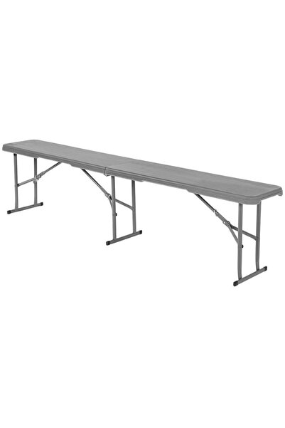 SASKA GARDEN BANCĂ PLIABILĂ DE CATERING 183X28X43CM GRI