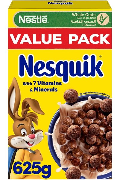 Nesquik حبوب الإفطار بالشوكولاتة من نستله، عبوة اقتصادية، مصنوعة من الحبوب ال...