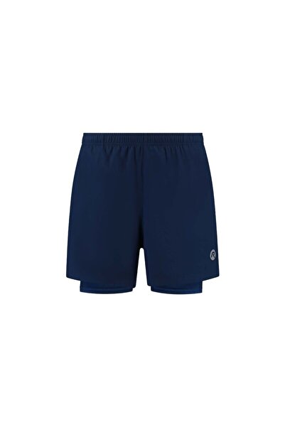 Rogelli 2 în 1 ESSENTIAL pantaloni scurți albaștri 2XL