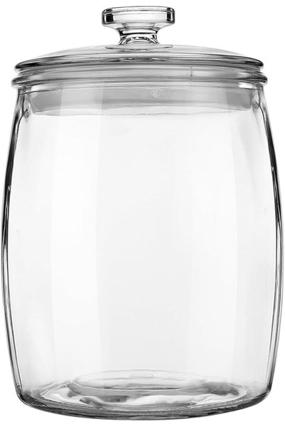 GENERAL Wide Mouth Glass Jar with Airtight Lid, Glass Container