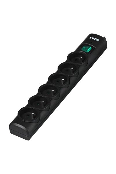 Optima Protector la supratensiune 5.0m (6 x UTE; 10 A; negru) (T/LZ08-OPT050/...