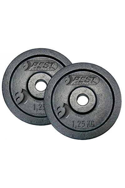 best sporting Greutate din fontă neagră 2x1.25 KG diametru 30mm
