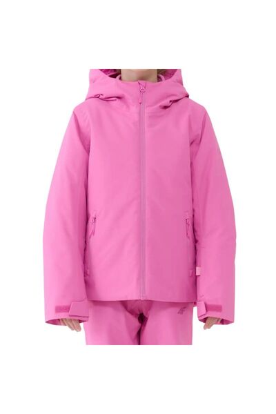 4F Geacă de schi pentru fete F0817 fuchsia 4FJWAW25TTJAF0817 55S