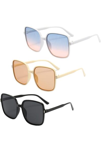 Generic 3Pcs Sunglasses for Women Men，2025 High Fashion Polarized Sunglass，10...