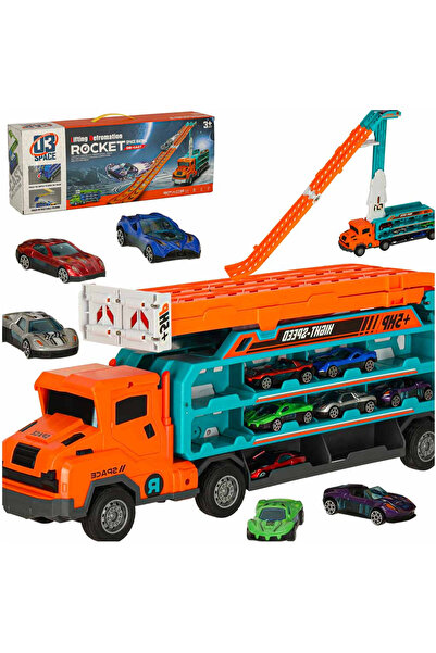 MC Micostore Camion Port-Masini Transformabil in Pista de Curse 2 in 1, Porto...