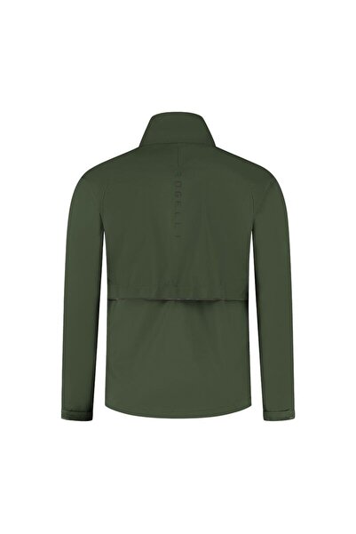 Rogelli ESSENTIAL jachetă de alergare verde S