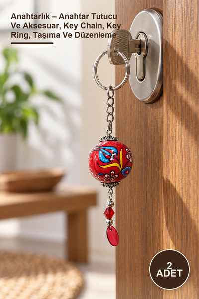 Yenilig 2 brelocuri - suport pentru chei și accesorii, breloc, inel pentru ch...
