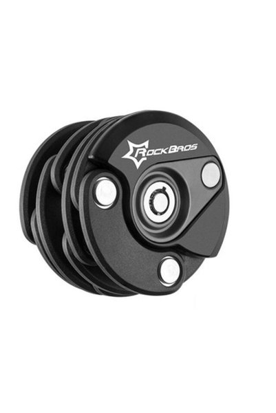 ROCKBROS Antifurt bicicletă pliabilă negru WL798BK