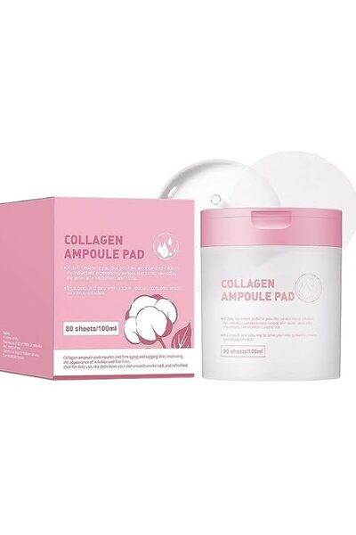 Yelajoy Collagen Facial Pads, Exfoliating Resurfacing Pad for Face With Colla...