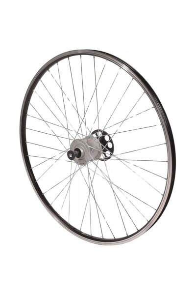 Shimano Roată față de 28 inch cu butuc și jantă neagră