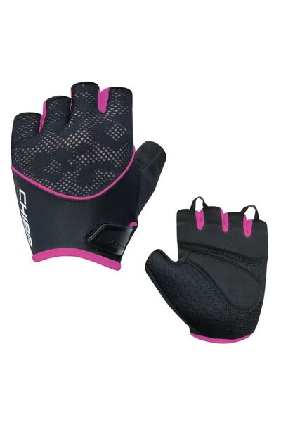 CHIBA Mănuși LADY GEL Negru Roz XS