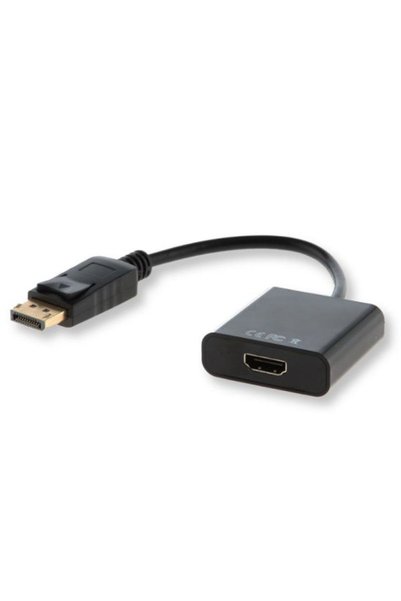Savio adaptor cl-55 (HDMI F - DisplayPort M; 0.10m; negru)
